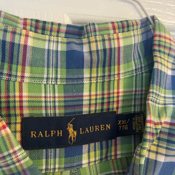 Plaid Ralph Lauren button down - Picture 2 of 2